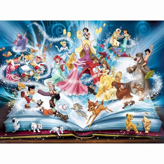 5D Diamond Painting cartoon book Full Square