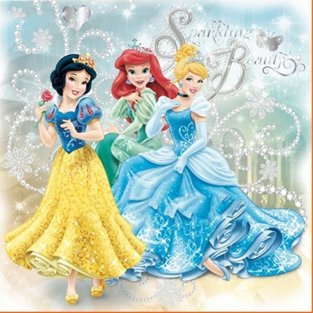 5D Diamond Painting Cartoon Princess Series