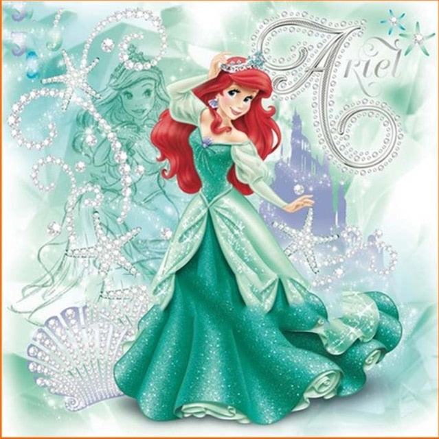 5D Diamond Painting Cartoon Princess Series