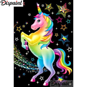 5D DIY Diamond Painting Cartoon unicorn