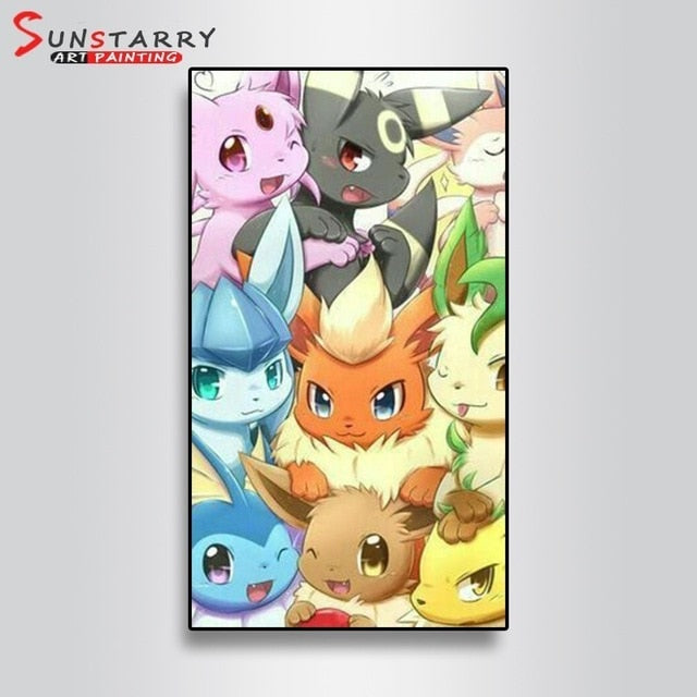 5D DIY Diamond Painting Pokemon