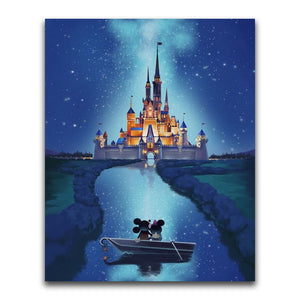 Cartoon Disney Mickey castle 5D DIY Diamond painting